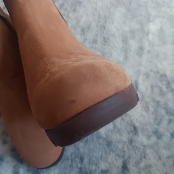 Vionic Wilma Waterproof Ankle Boot Toffee Nubuck Womens Size 5 - Picture 10 of 11